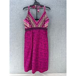 Athleta Women's sz 0 Javari Pink Dress Halter Outdoors Hiking Tennis Active